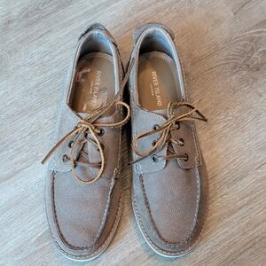River Island Taupe Boat Shoes for Men